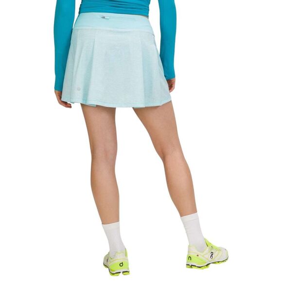 Lululemon Pace Rival Mid-Rise Skirt Tall *Heather Lux Multi Icing Blue - Picture 4 of 12